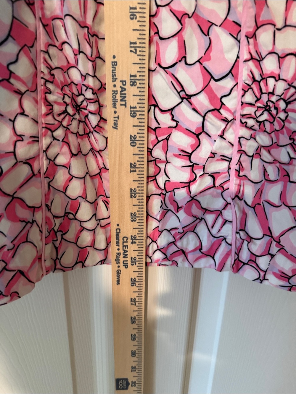 Lilly Pulitzer Girls Pink Floral Ruffle Shift Dress - Picture 7 of 7